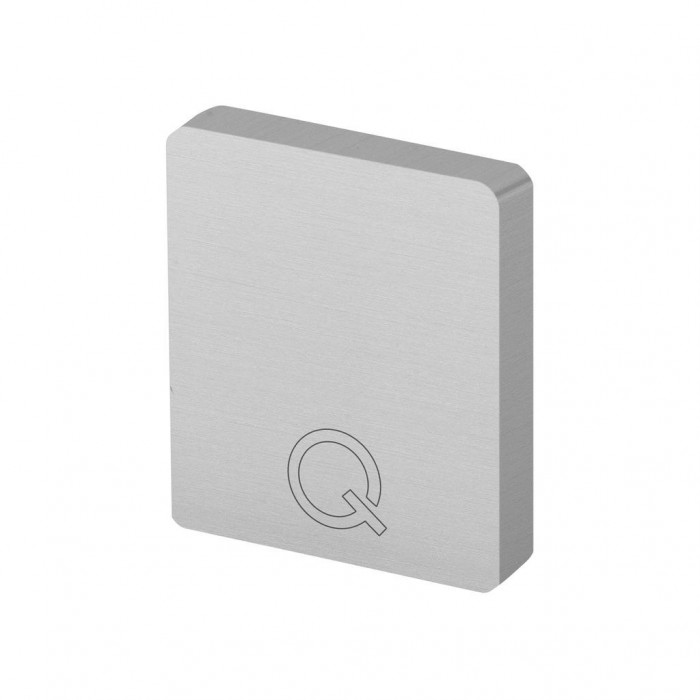 Eindkap vlak voor U-profielbuis 33 x 39 mm model 6913 aluminium