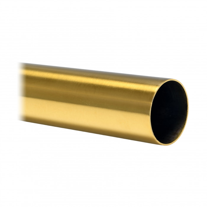 Buis 25,4 x 1,27 mm zamak messing mat