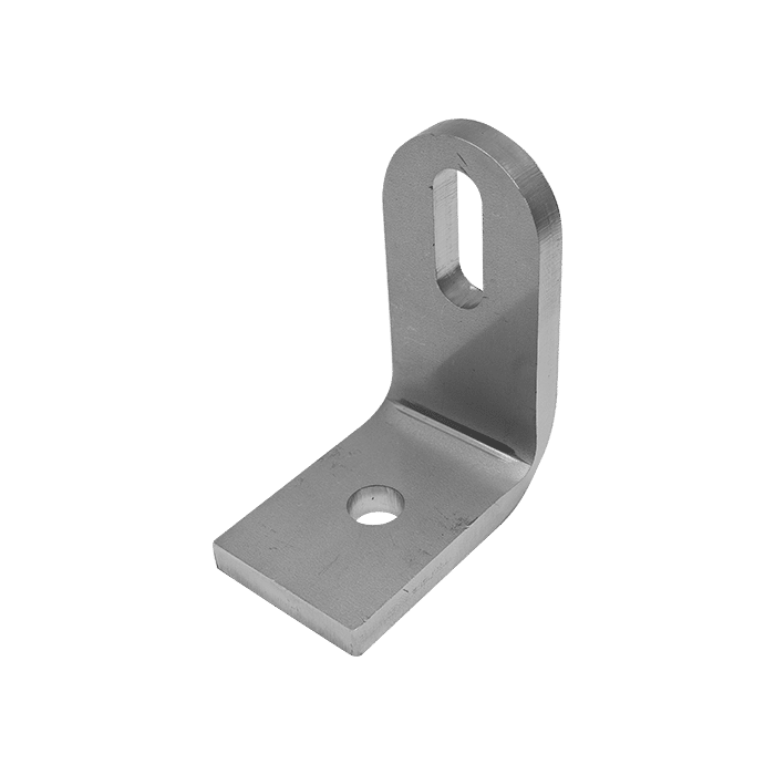 Laslip hoek 110 x 30 x 6 mm RVS-304 mat geslepen