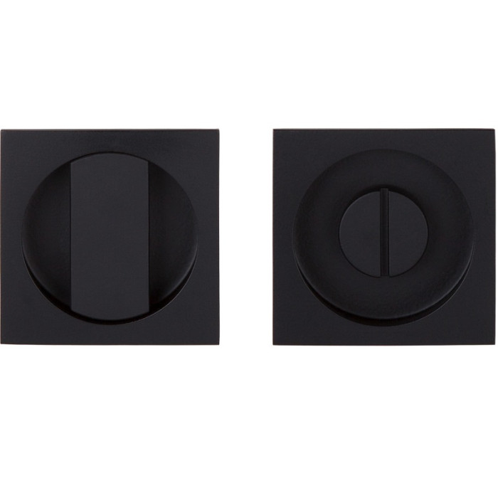 Set inbouwkommen SQUARE LSQ54S PVD mat zwart gecoat RVS-304