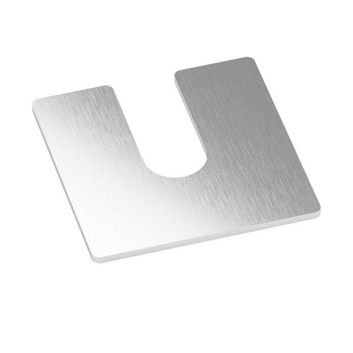 Opvulplaat Easy Glass Smart, dikte 3,0 mm, model 8216, aluminium (onbewerkt)