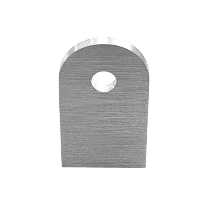 Laslip 70 x 40 x 6 mm RVS-304 mat geslepen