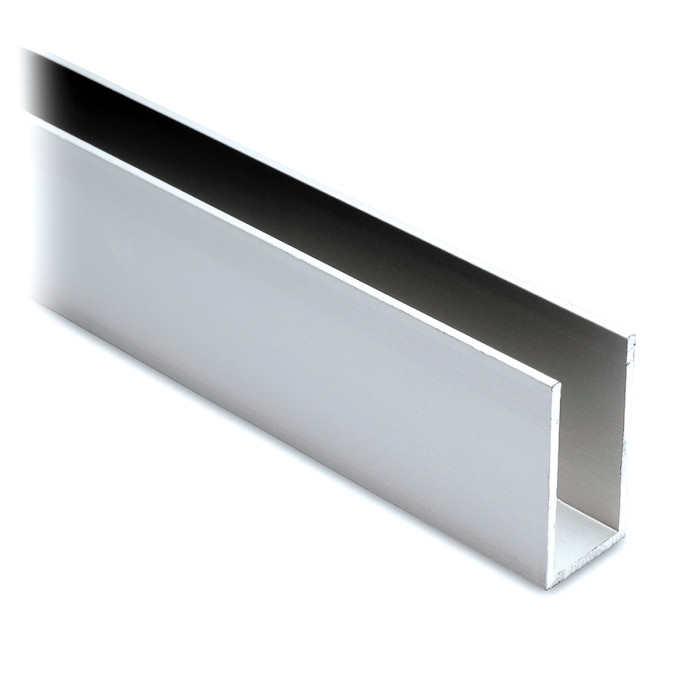 Aluminium U-profiel 40 x 20 x 40 mm onbewerkt
