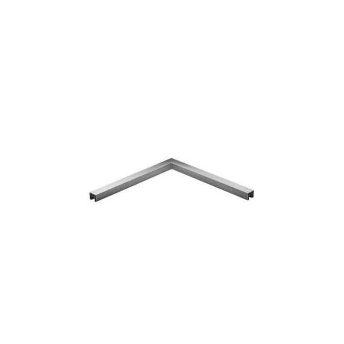 Hoekverbinder U-profielbuis 40 x 40 x 1,5 mm aluminium (geanodiseerd) model 6324