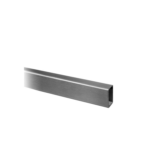 RVS koker 20 x 10 x 1,0 mm RVS-304 geslepen