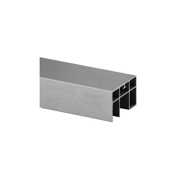 U-profielbuis 65 x 40 x 1,5 mm voor LED-strip aluminium (onbewerkt)