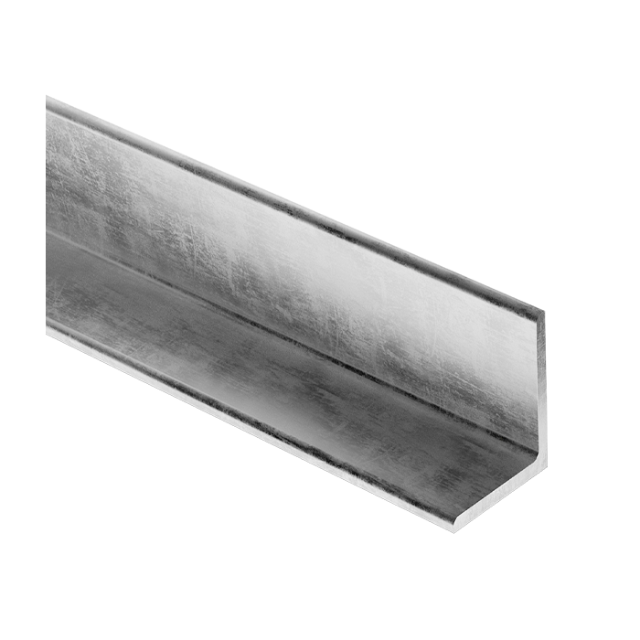RVS hoekprofiel 30 x 30 x 3 mm RVS-304 onbewerkt