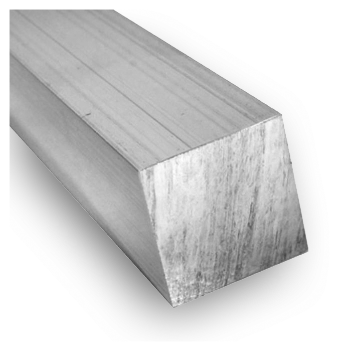 Aluminium staf vierkant 10 x 10 mm AW-6082