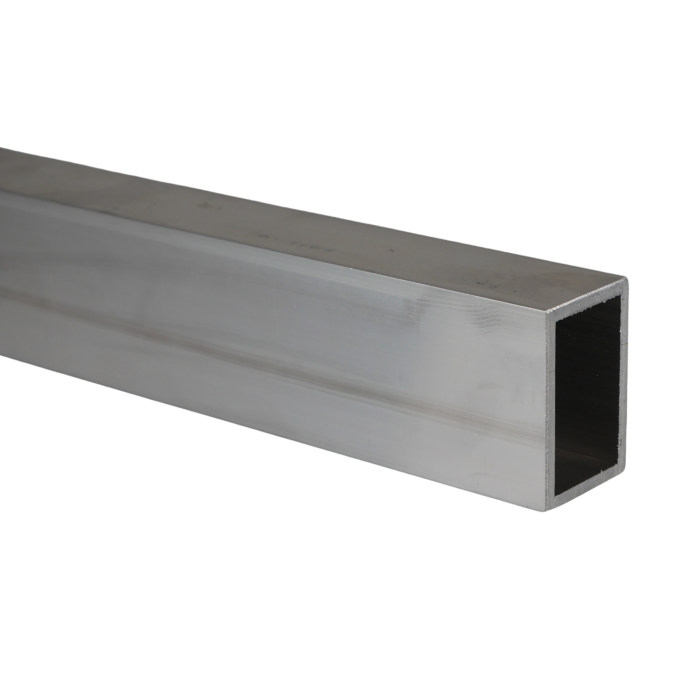 Aluminium koker 20 x 10 x 2 mm AW-6060