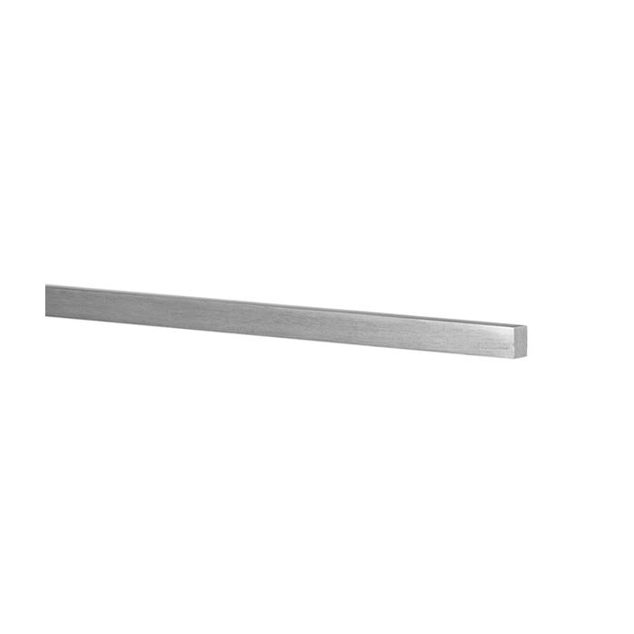 RVS staf vierkant 10 x 10 mm RVS-304 onbewerkt