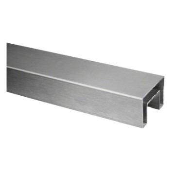 U-profielbuis 60 x 40 x 1,5 mm RVS-316 mat geslepen