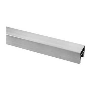 U-profielbuis 40 x 40 x 1,5 mm RVS-316 mat geslepen