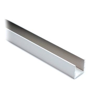 Aluminium U-profiel 15 x 15 x 15 mm onbewerkt
